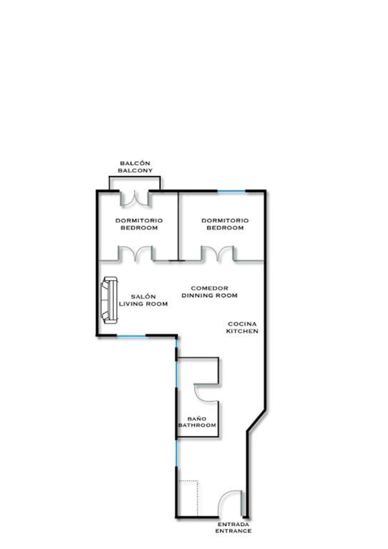 Apartamento Autentico Y Centrico Madrid Eksteriør bilde